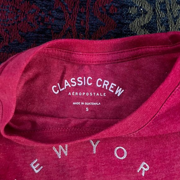T-shirt Homme Aeropostale Rouge – Taille M, Occasion Très Bon état